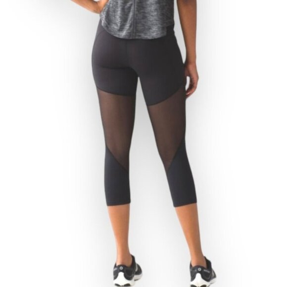 Lululemon Rush Hour 21" CropBlack size 4 - Picture 1 of 8